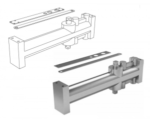 DOORHAN DH25166 Доводчик потайной с фиксатором для подъёмных секционных ворот